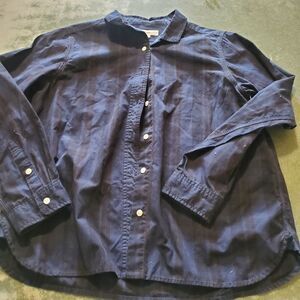 Niko and.... blue&black plaid button down shirt sz 3